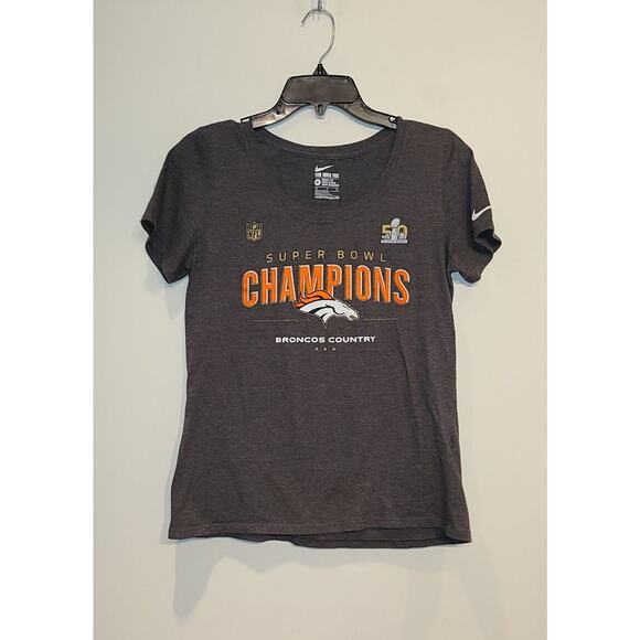 Nike Tops - Nike Denver Broncos superbowl shirt - medium
